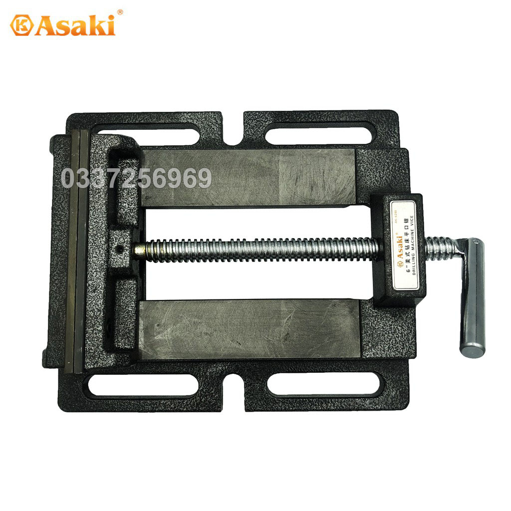 Ê tô bàn khoan 6 inch/150mm ak-6288 asaki nhật bản cao cấp