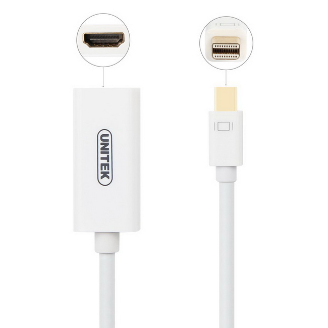 Cáp chuyển đổi mini displayport sang hdmi unitek y6331