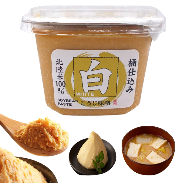 MADE IN JAPAN - Miso Trắng Men Gạo Koji Yamagen 500Gr - Soup Tương Miso Nấu Canh Nấu Súp Hàng Chuẩn Nhật Date Mới Nhất