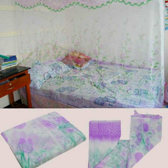 Mùng in bông 1m8x2m2 cao cấp