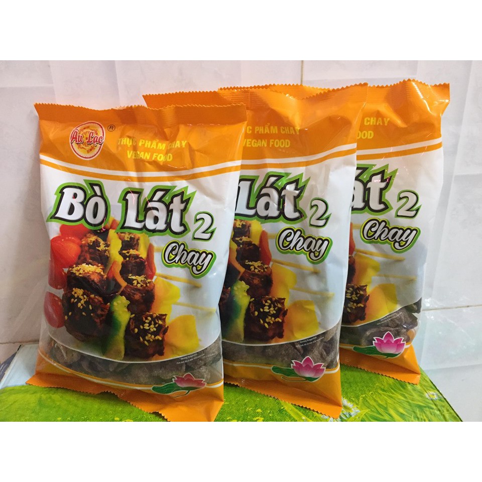 Bò Lát 2 Chay Âu Lạc Ngon Bổ Sạch Rẻ - Bịch 100G - 3 Bịch