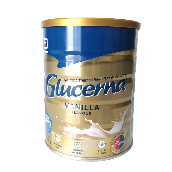 HCM - Sữa Cho Người Tiểu Đường Glucerna 850G - Úc Hương Vanilla -Date Xa.