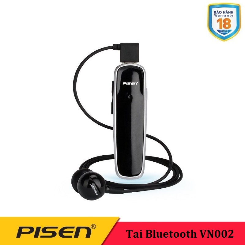 Tai nghe Bluetooth 4.0 Pisen VN002 -BH 18 Tháng