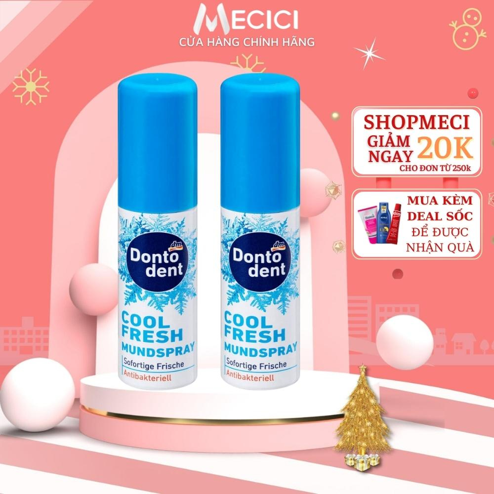 Xịt Thơm Miệng Dontodent Cool Fresh Mundspra 15ml , Nội Địa Đức
