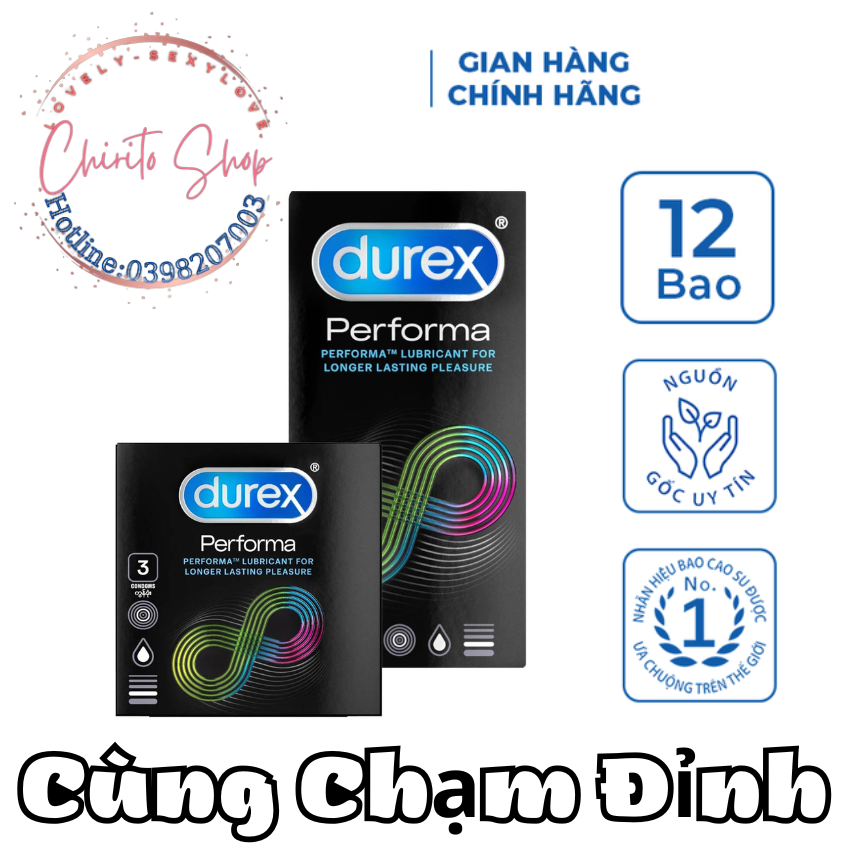 Bao cao su durex performa bao cao su durex chống xuất tinh sớm