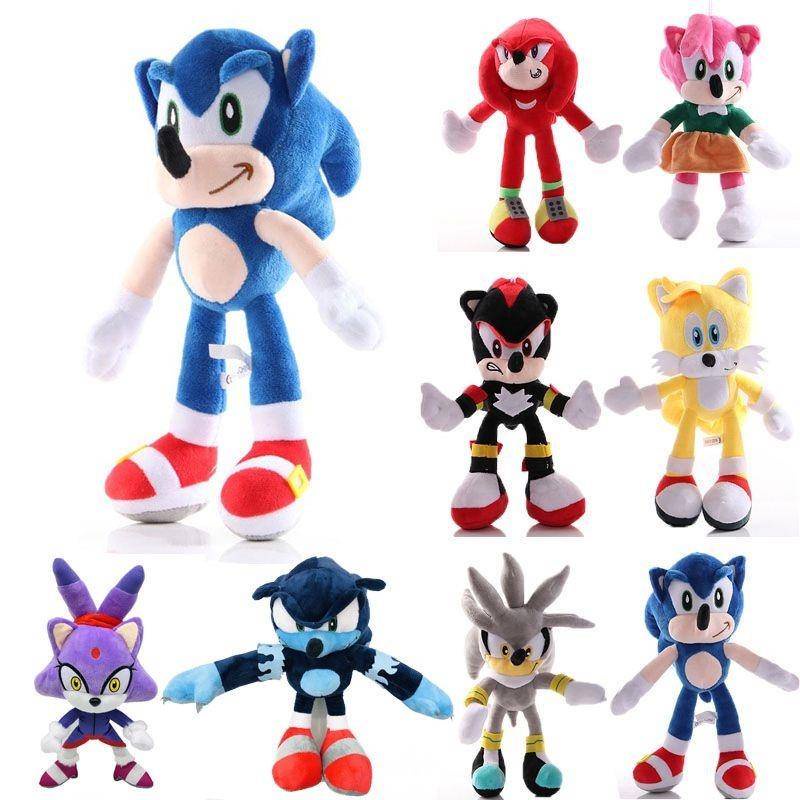Đồ chơi nhồi bông hình nhím Super Sonic mềm mại cho bé