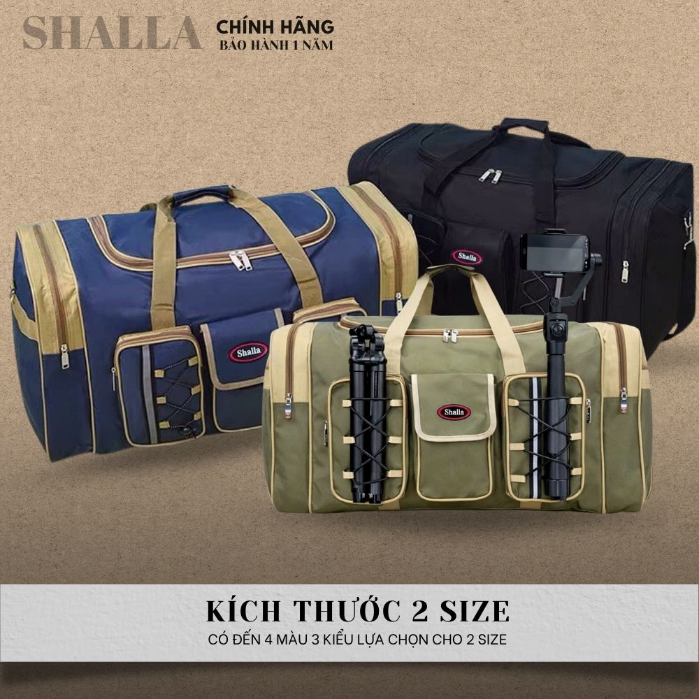 Big-Oxford Medium and Large Travel Bag - Round Edge Shalla Enamel with Spacious Storage Compartment [with Warranty]