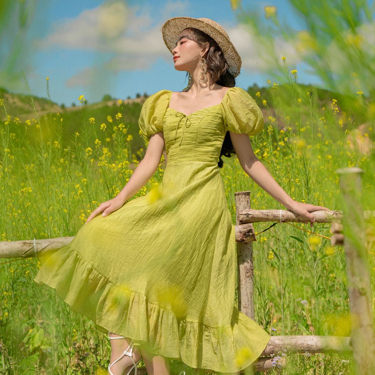 Olv - đầm isabel pear dress