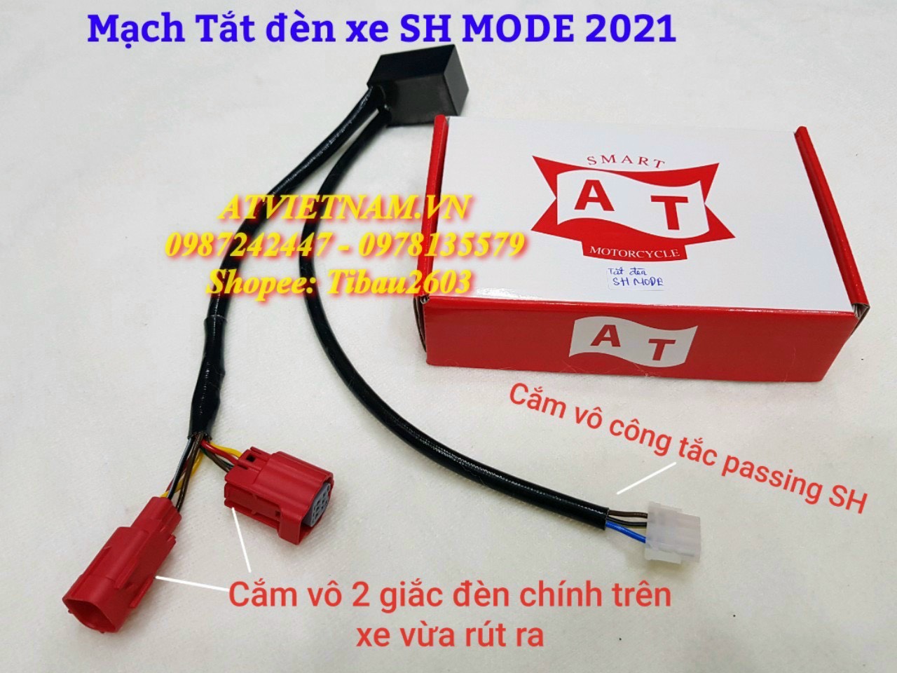 Mạch tắt mở đèn chính cho xe sh mode 2020 - 2021 - 2022