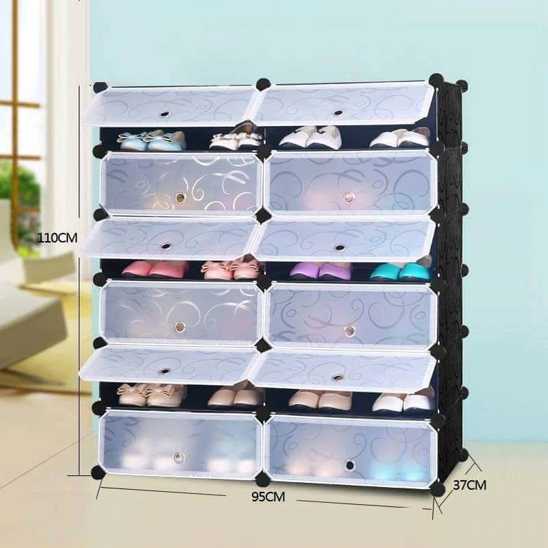 Tủ giày lắp ghép 12 ngăn kithstore chất lượng cao