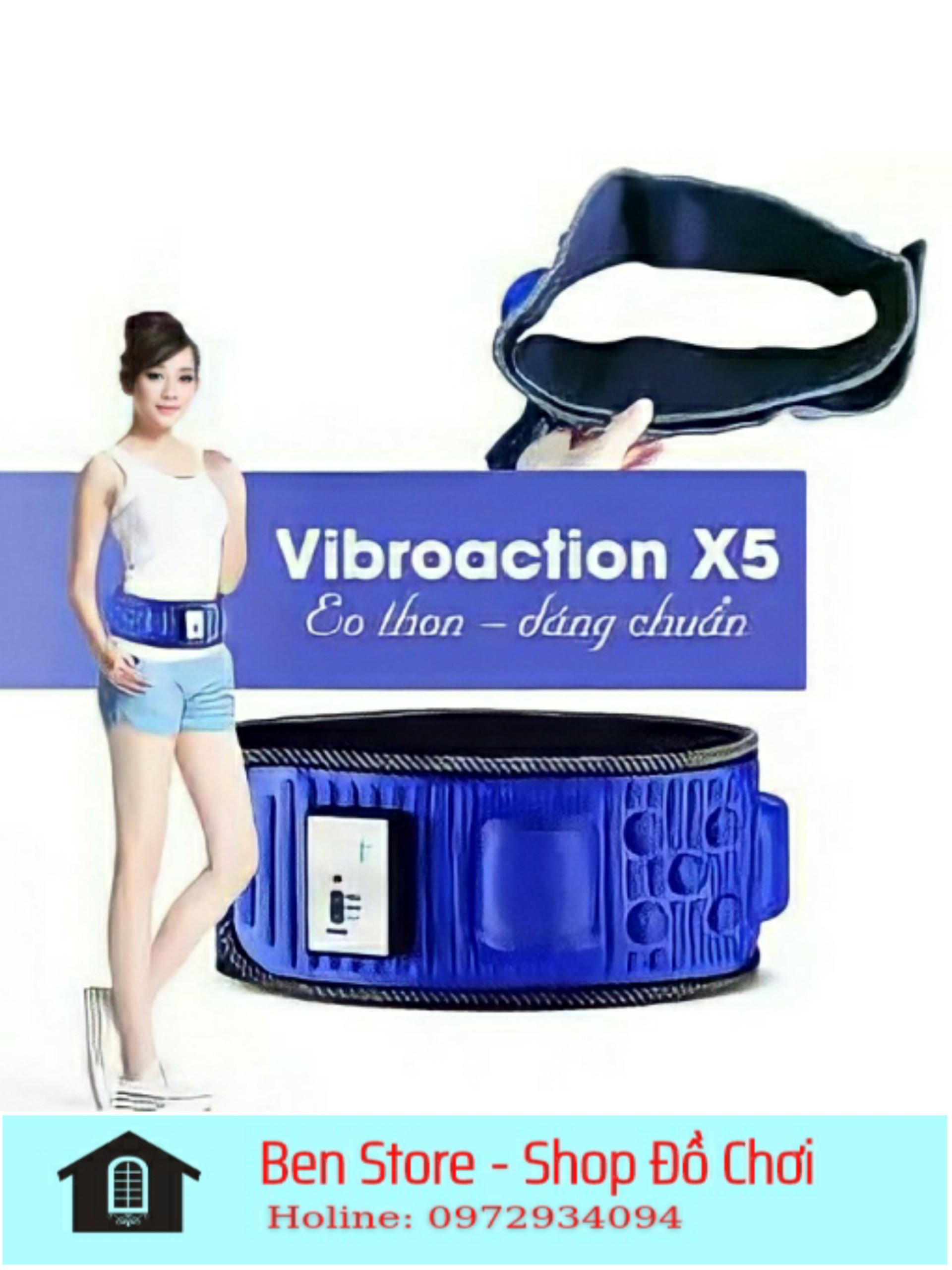 Đai massage x5 đánh tan mỡ bụng