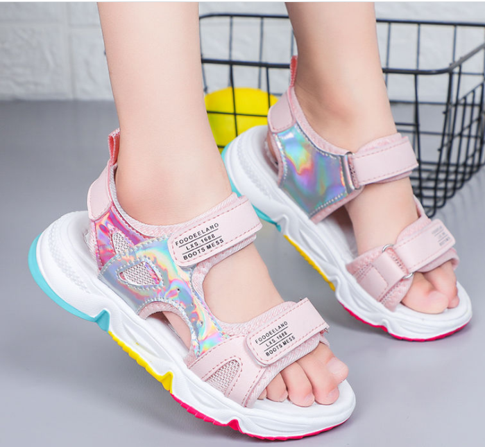 Dép sandal bé gái cao cấp siêu xinh - QN001