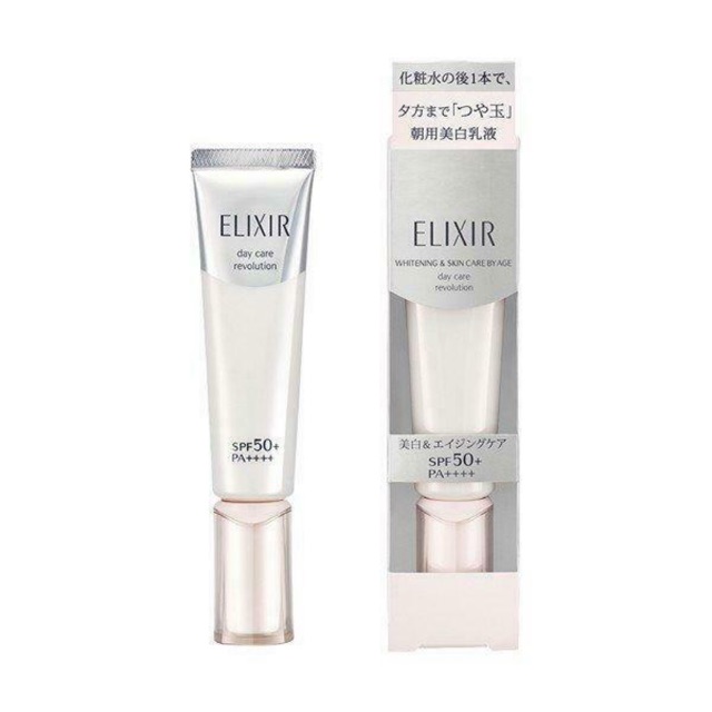 Kem dưỡng ngày trắng da shiseido elixir whitening & skin care by age spf 50+/pa++++ 35ml