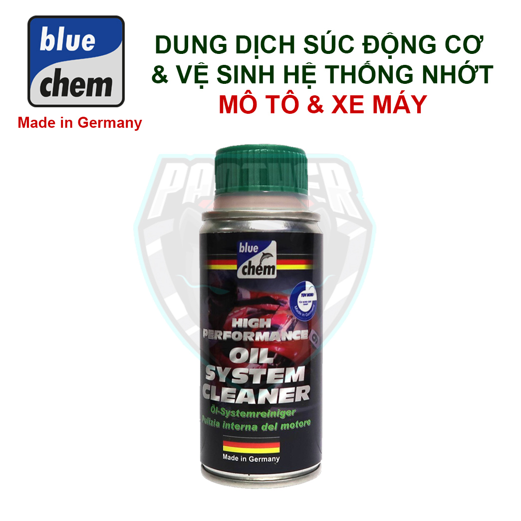 Súc rửa động cơ BlueChem Oil System Cleaner cho xe máy, xe tay ga, xe số và xe tay côn - 50mL