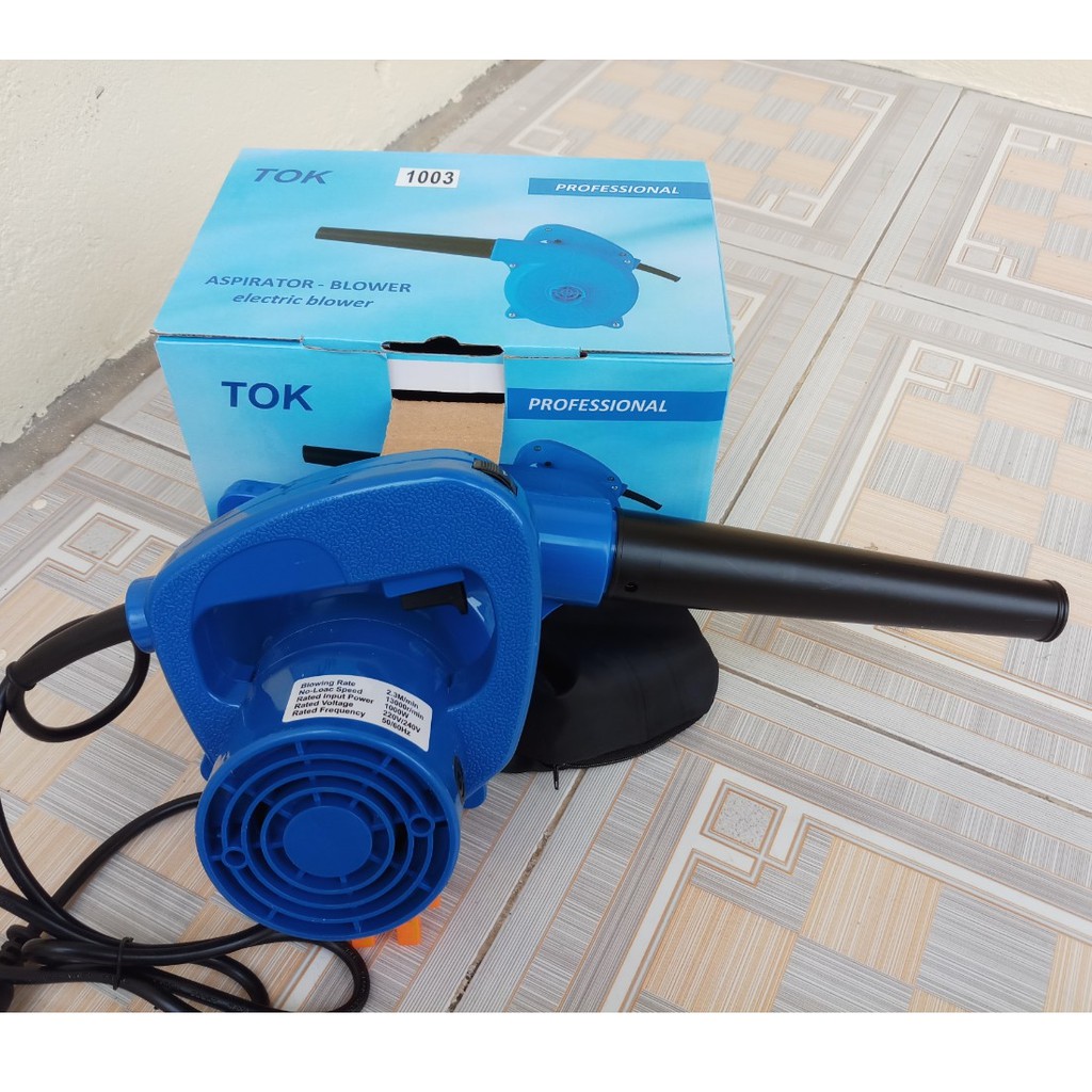 Máy thổi -bụi TOK-Xanh-Công suất 1000W-Bảo hành 6 tháng