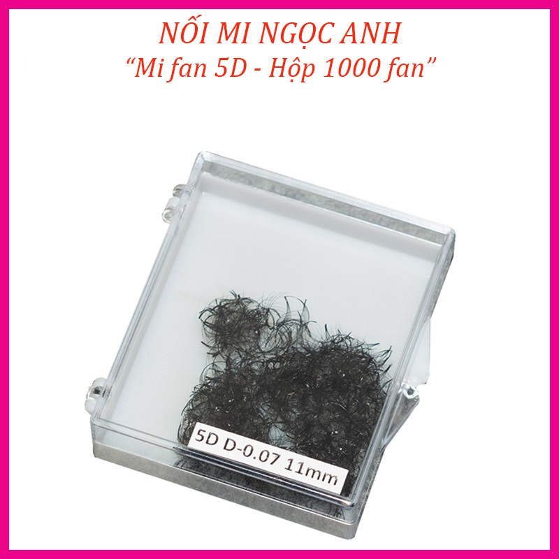 Mi fan 5d dày 0.07 , mi bao đen, mềm mại, xòe, dùng nối volume