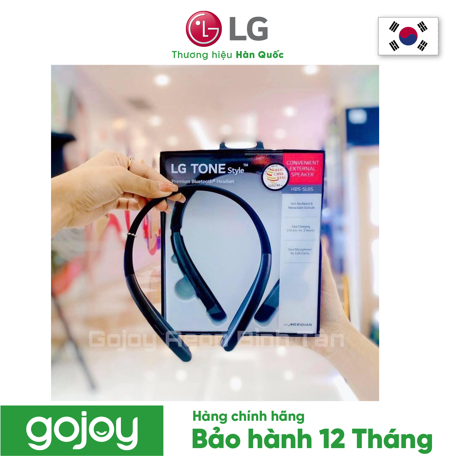 Tai nghe bluetooth lg hbs-sl6s