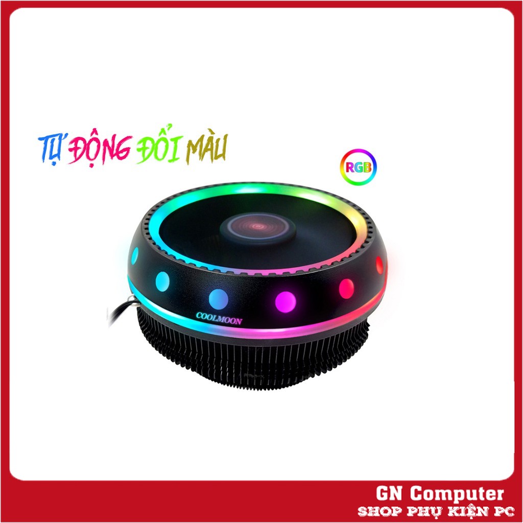 Quạt Tản Nhiệt, Fan CPU Coolmoon UFO X Led RGB