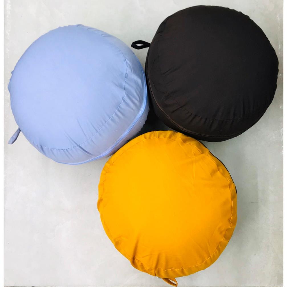 Bồ đoàn lớn ngang 30cm, tròn 3 màu ngồi thiền, tịnh tọa lớn và nhỏ - Bồ Đoàn Ngồi Thiền Hỗ Trợ Thực Hành Yoga Và Thiền