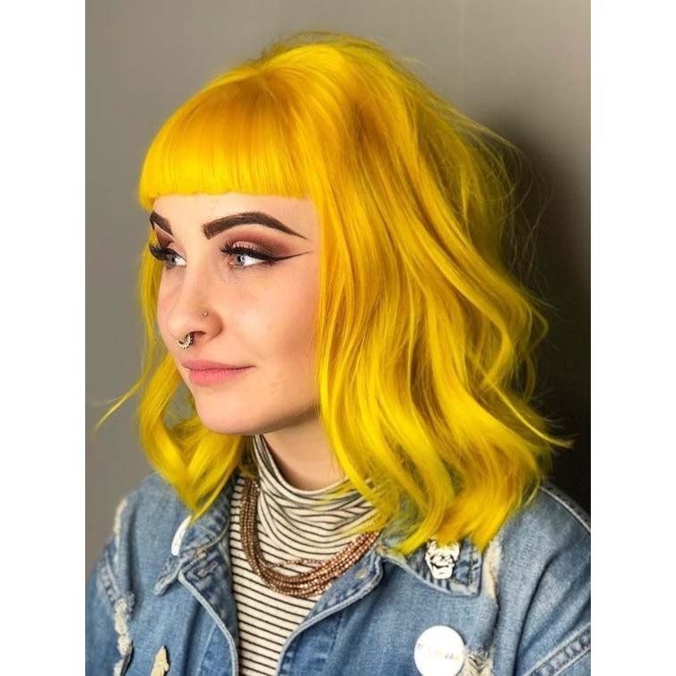 Tuýp Kem Nhuộm Tóc Màu Vàng Chanh Yellow 0/33 Cần Nâng Tone Tẩy Tóc