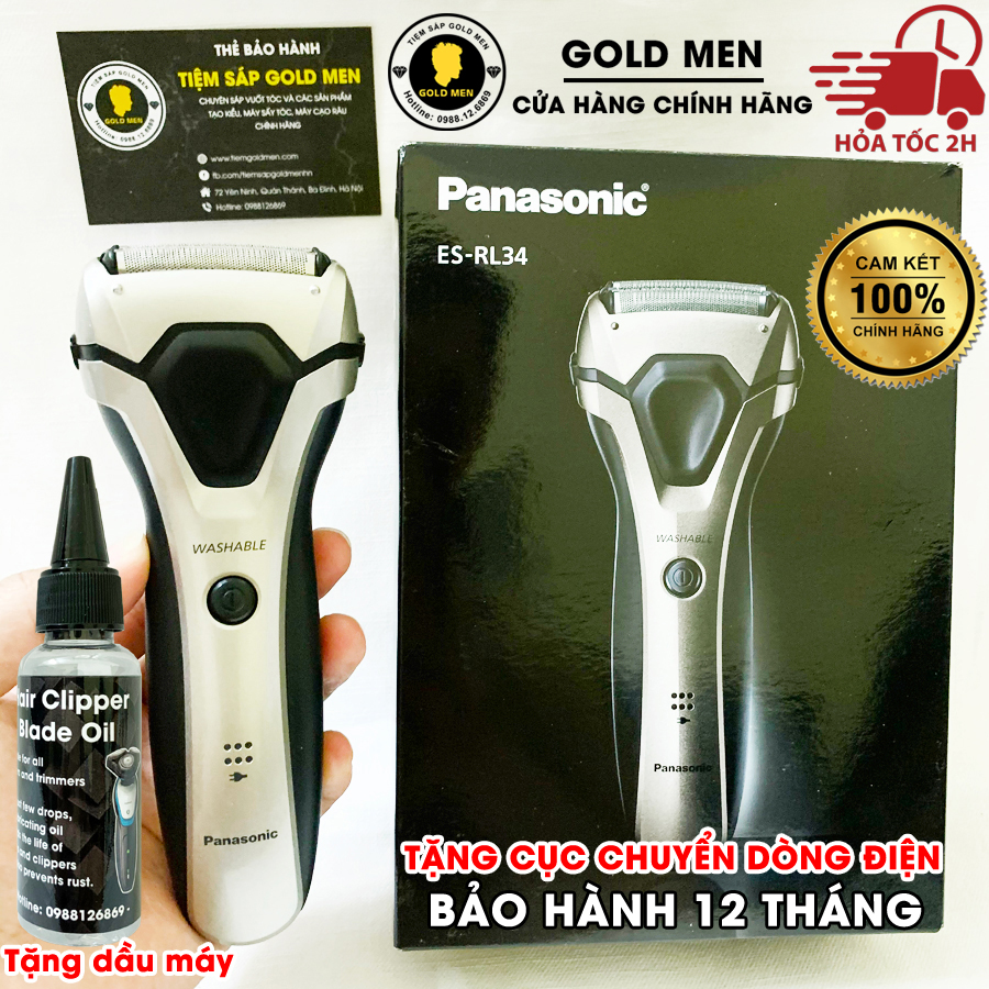 Máy cạo râu panasonic es-rl34 + tặng quà