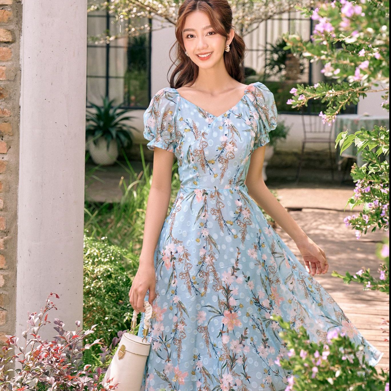 Olv - đầm kailey midi dress