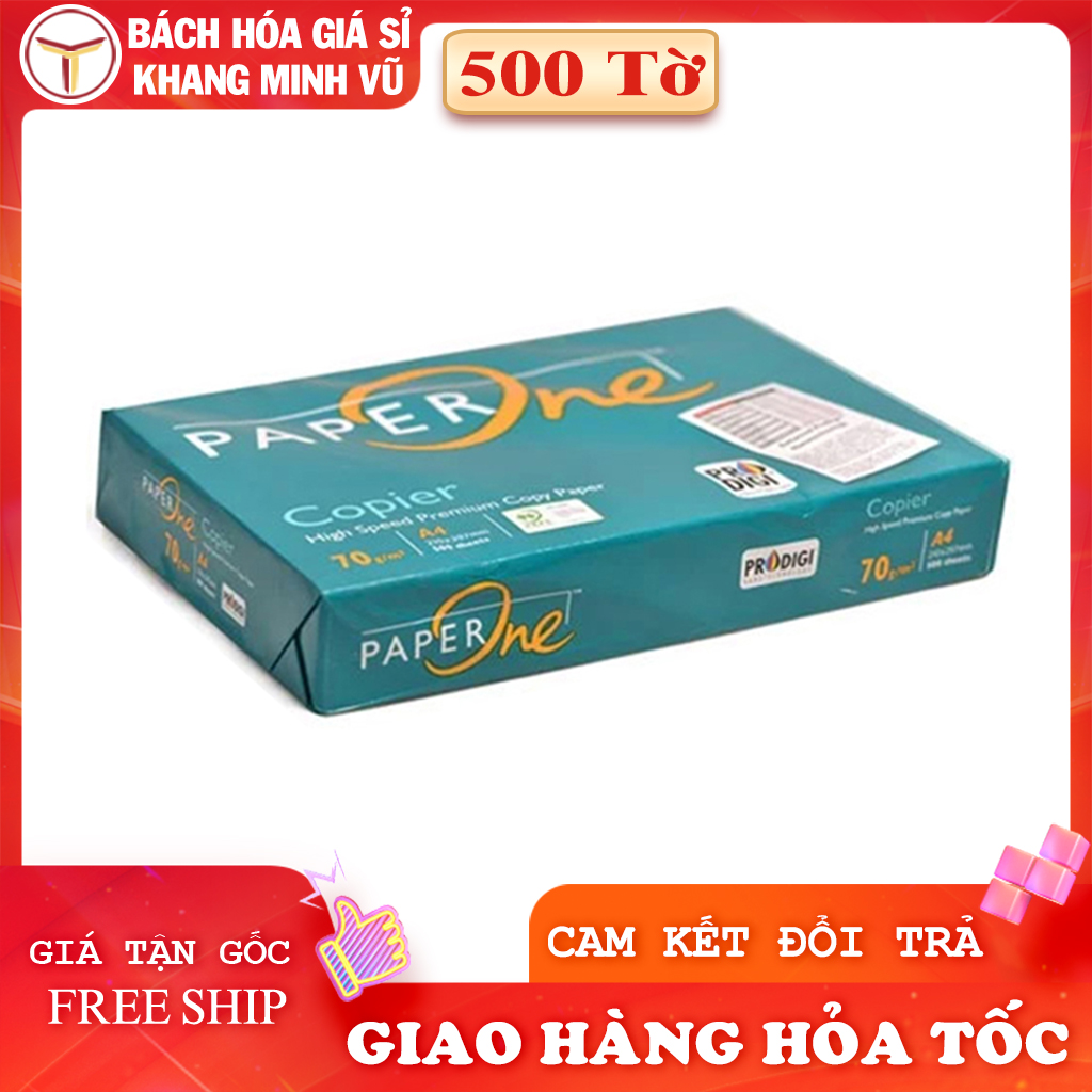 Giấy A4 Paper One 70gsm Xấp 500 Tờ Nhập Khẩu Indonesia