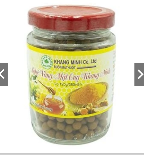 NGHỆ VÀNG MẬT ONG 120G L/325V KHANG MINH