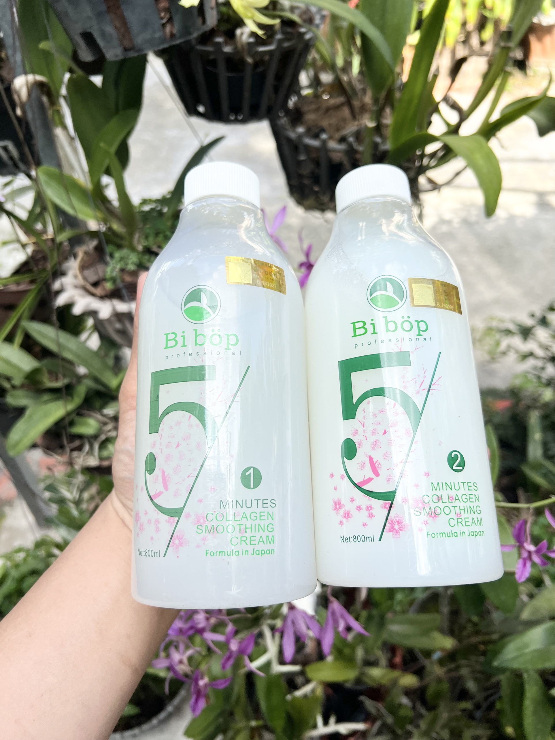  Thuốc Uốn Tóc Tại Nhà BIBOP Gel Không Mùi | Made in Korea | 800ml x2 