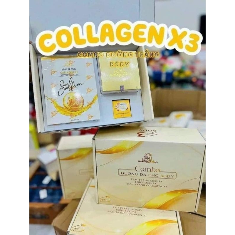 Combo dưỡng da body x3 collagen Đông Anh
