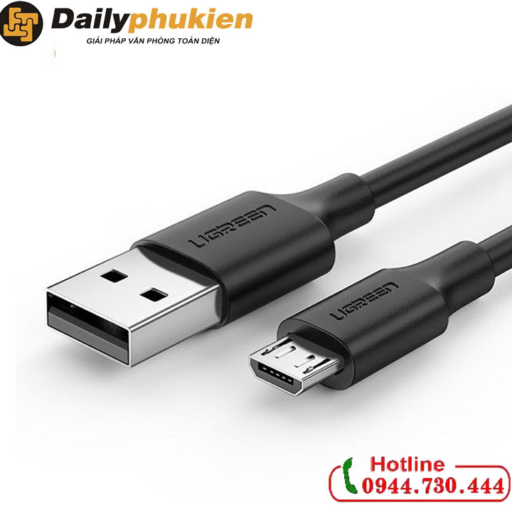 Dây sạc micro usb sang usb 1m ugreen 60136