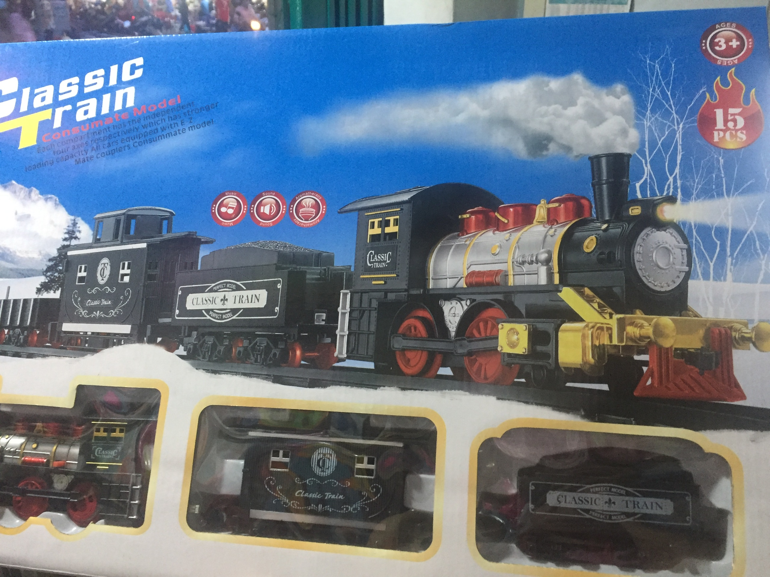 [HCM]Đồ chơi tàu hỏa chạy trên đường ray Classic Train