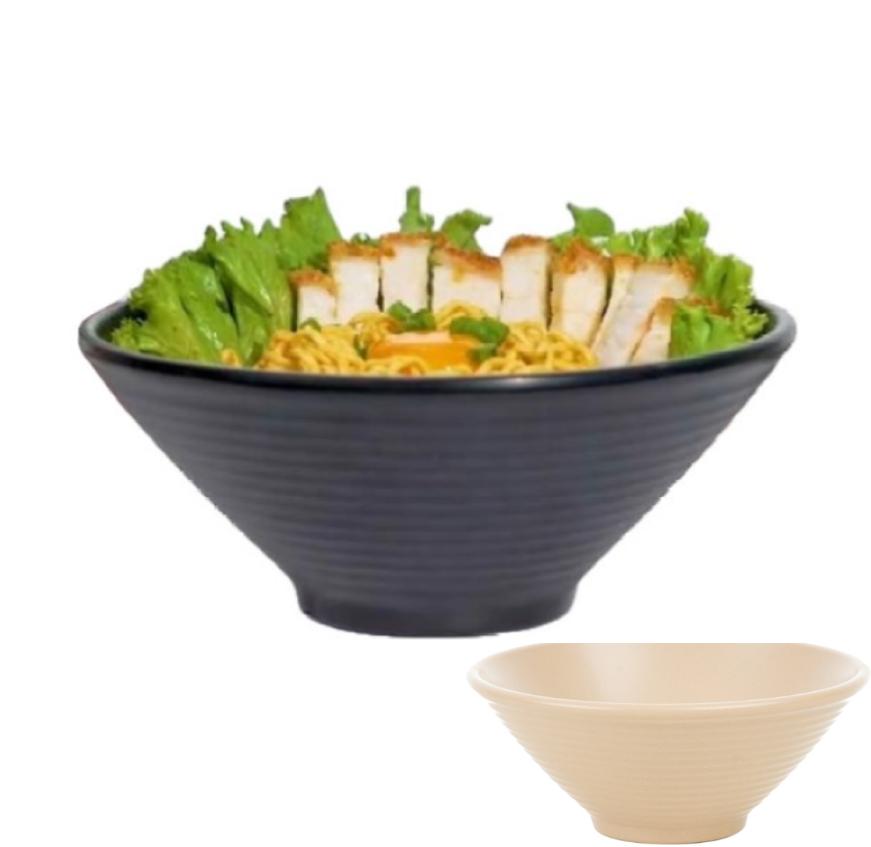 Chén cơm phíp xoắn thái đại - Bát cơm bằng nhựa 6806 - Bát ăn cơm phíp melamin xoắn 6806 nhựa phíp, tô ăn cơm, bát đựng cơm, bát con, chén ăn cơm, chén con,