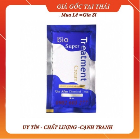 10 gói dầu ủ tóc green bio super treatment cream thái lan ủ tóc mềm mượt tóc thái lan ủ tóc bio treatment