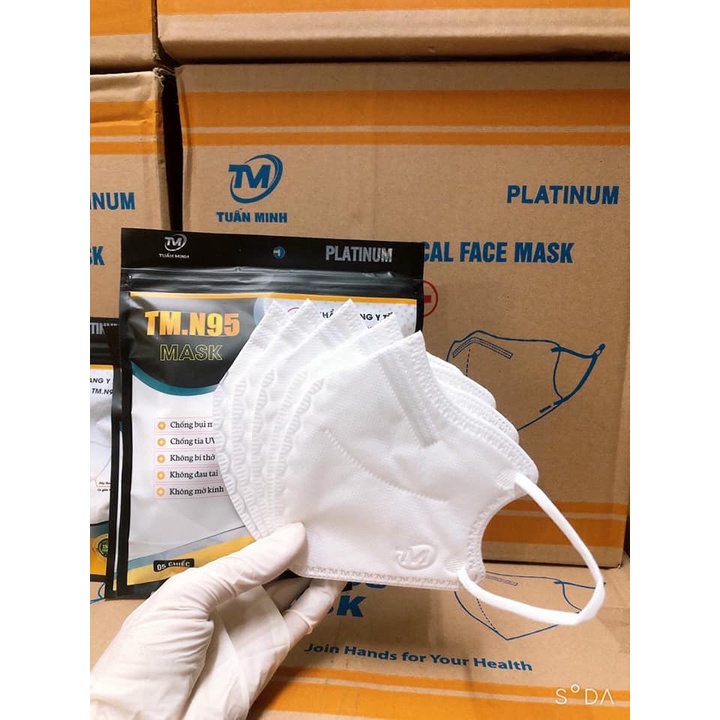 Khẩu trang 6d tuấn minh mẫu mới nhất-tm6d-anna
