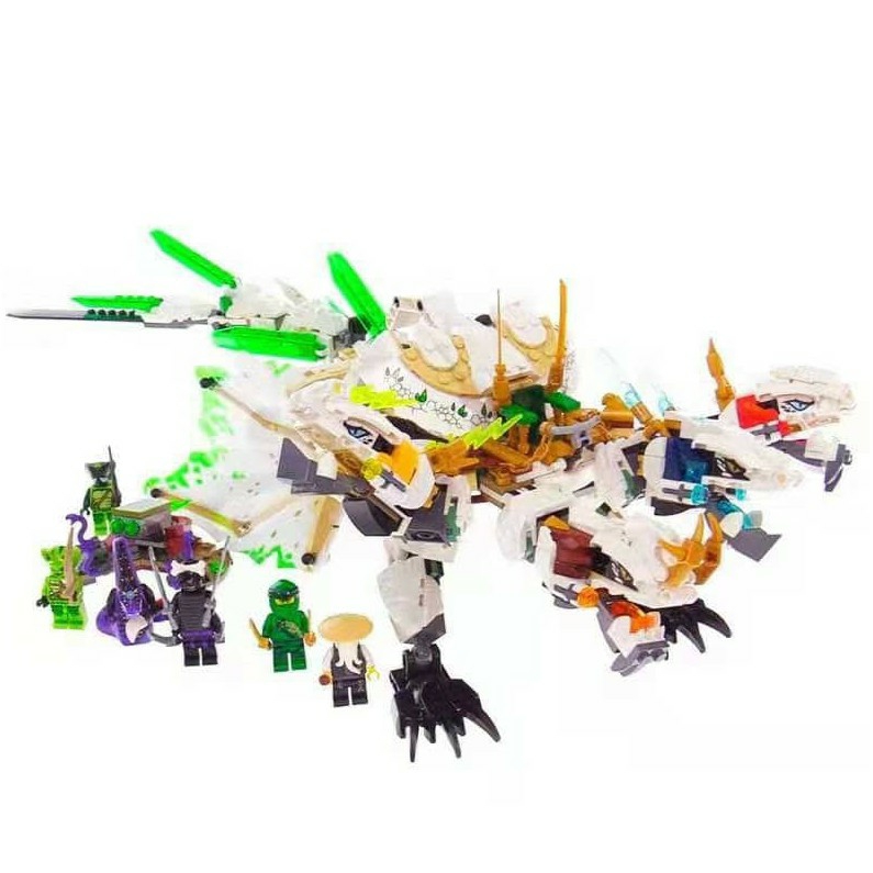 Lắp ráp Ninja Xếp Hình Rồng Chiên Đấu Thế Hệ Mới 06099(1065 mảnh) ẢNH THẬT