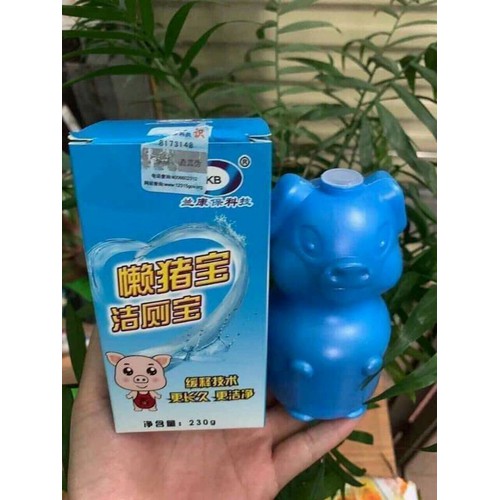Combo 2 lọ thả bồn cầu hình con lợn , khử mùi hôi , heo thả bồn cầu