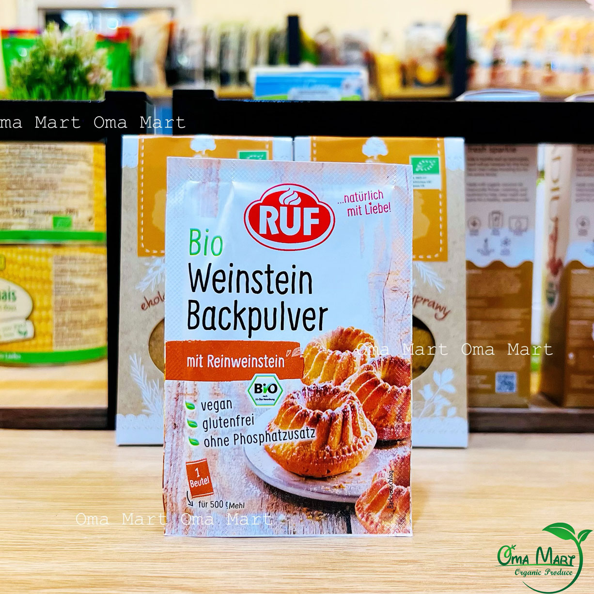 Bột nở hữu cơ ruf 20g - đức