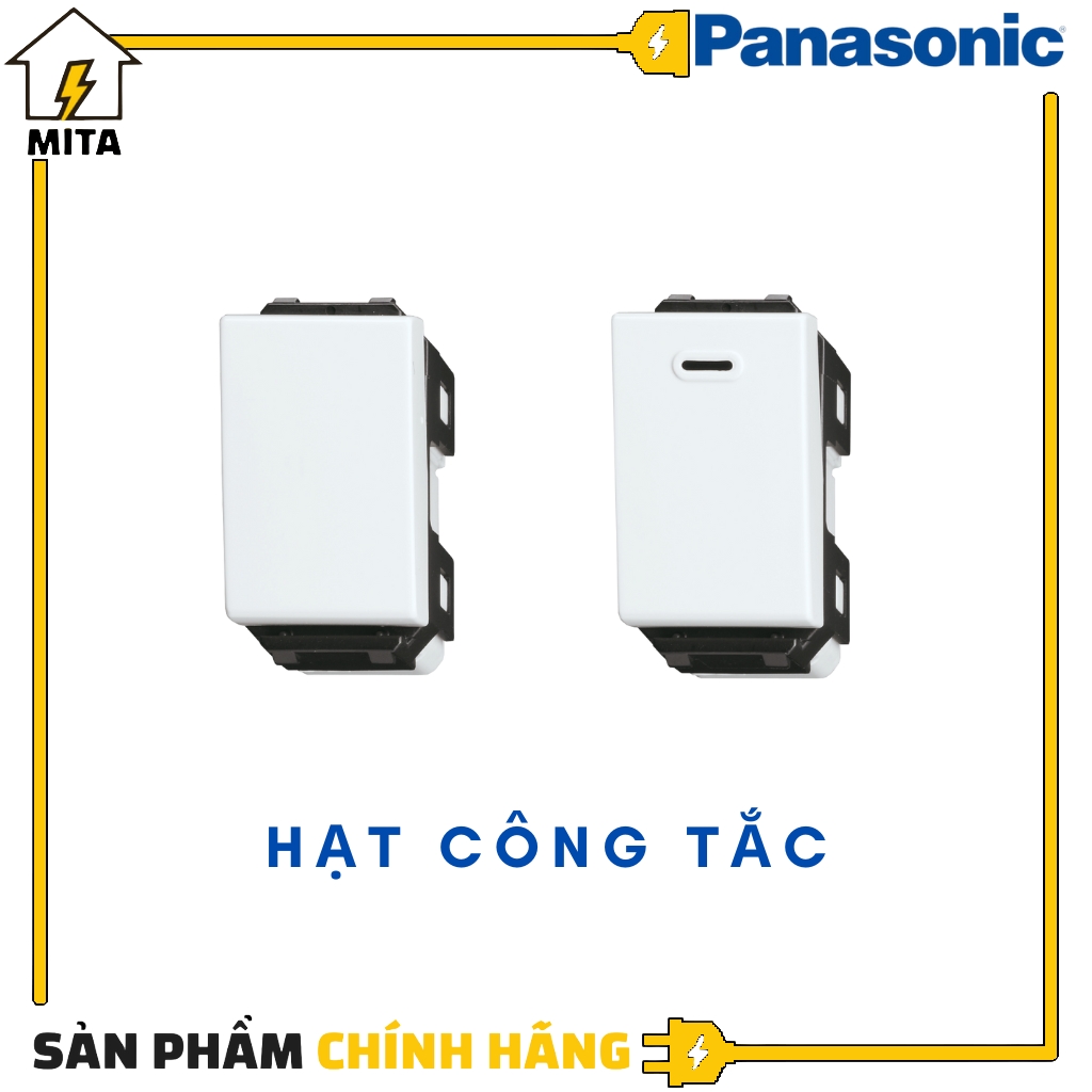 Hạt module công tắc panasonic wide - công tắc 1 chiều - công tắc 2 chiều - mita