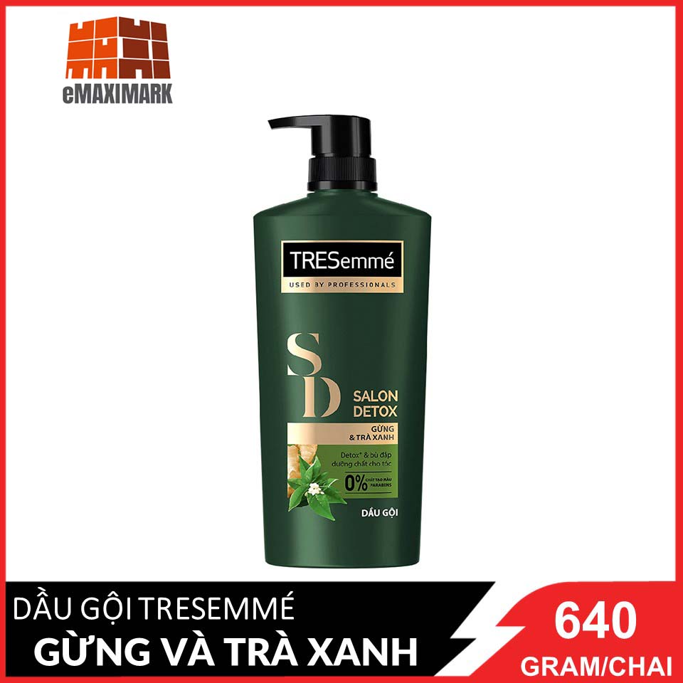 Dầu gội Tresemme Gừng và trà xanh 640g