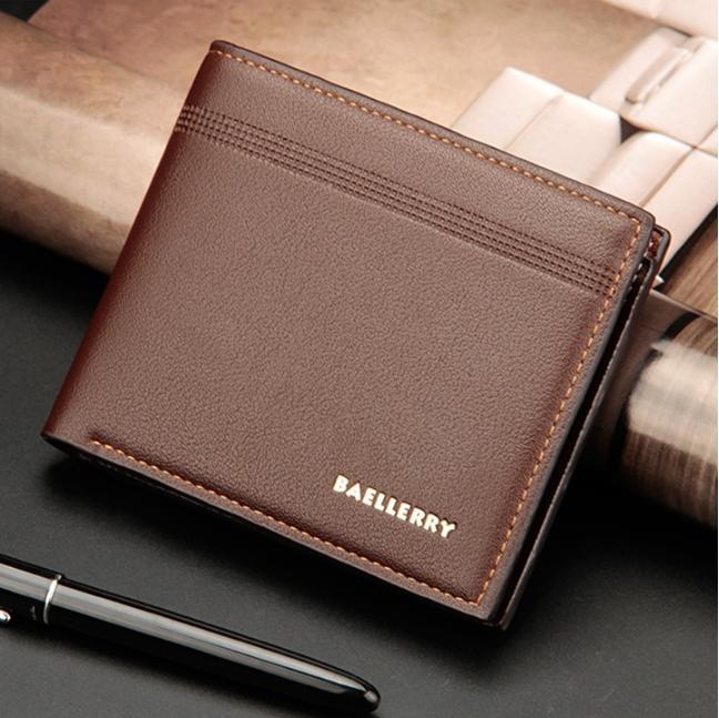 [SIÊU HOT] Ví nam, ví da nam, bóp nam, bóp da nam, bóp ví nam Baellery D003 thời trang, sang trọng, đẳng cấp, phong cách Hàn Quốc, 2 màu [FUNNY TIMES]