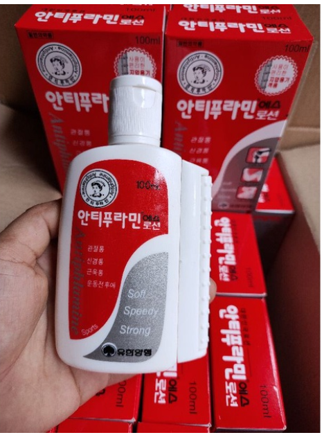 Dầu nóng xoa bóp hàn quốc chai 100ml