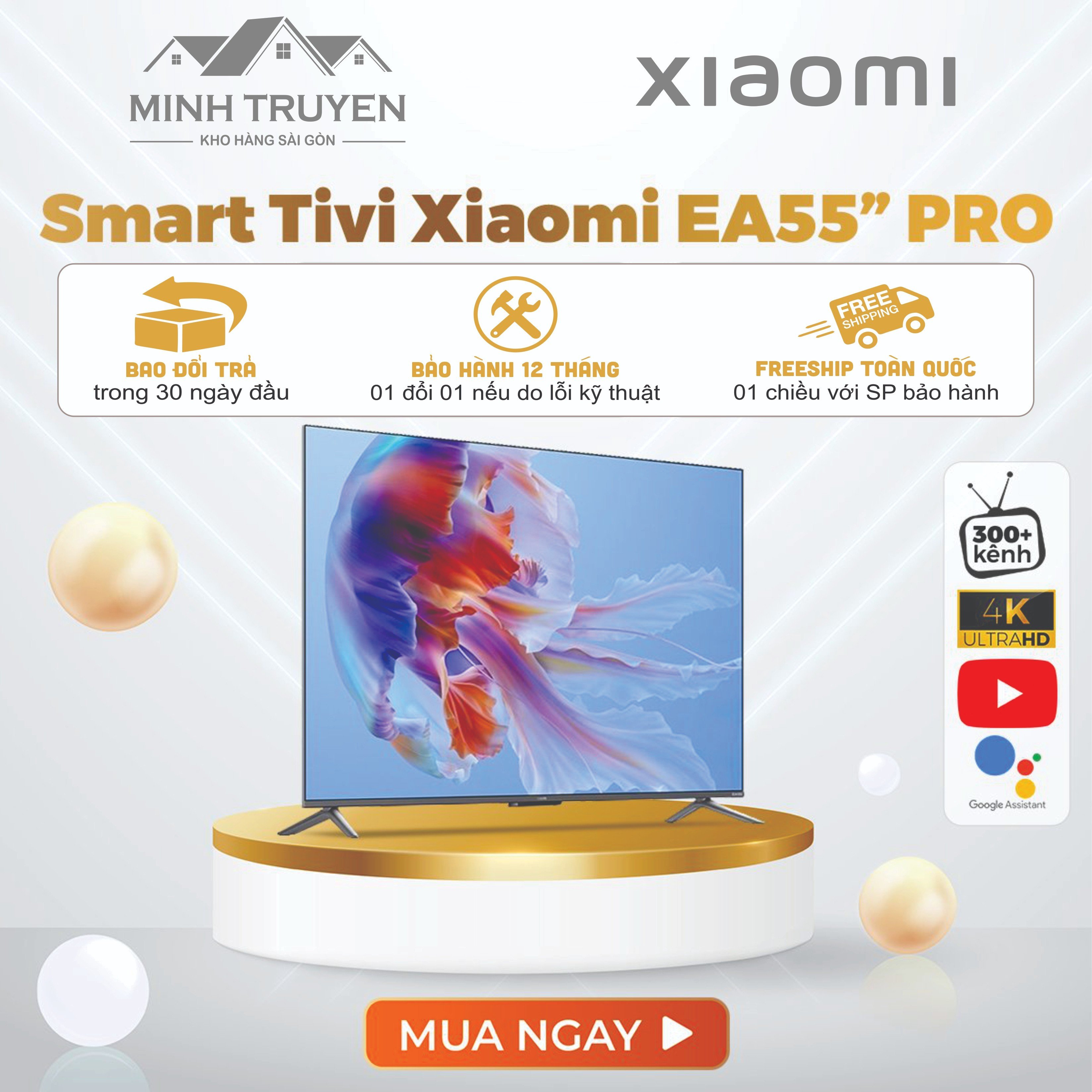 Smart Tivi XIAOMI 55 inch EA55 PRO 2024