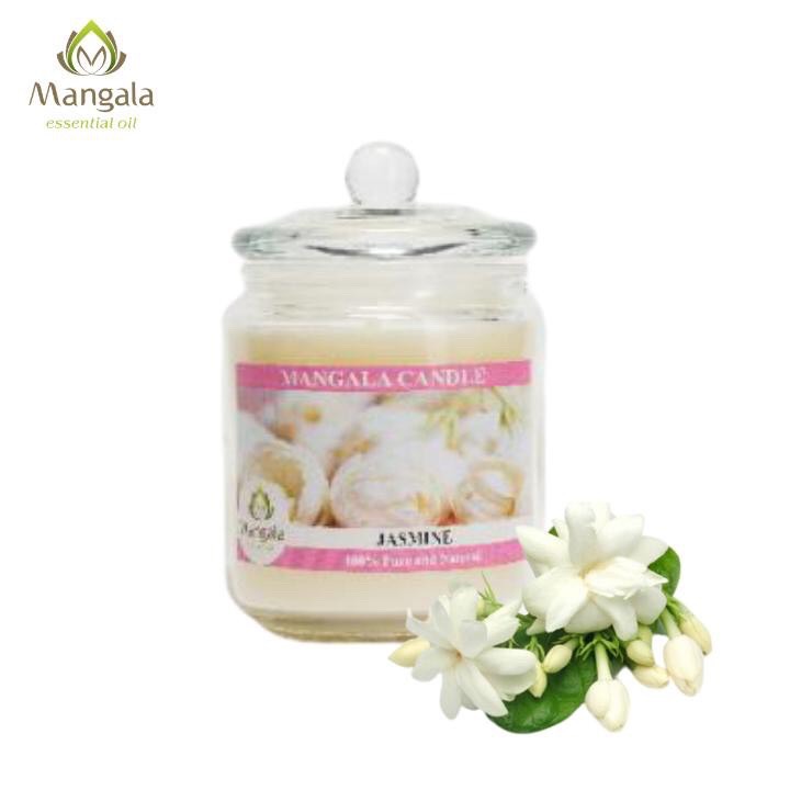 Nến Thơm Tinh Dầu Hoa Lài - Nến Thơm Tinh Dầu Cao Cấp Mangala - 300 gram