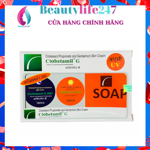 [HCM]Bộ 4 Món Kem Nám Tàn Nhang Cao Cấp CLOBETAMIL G Thái Lan