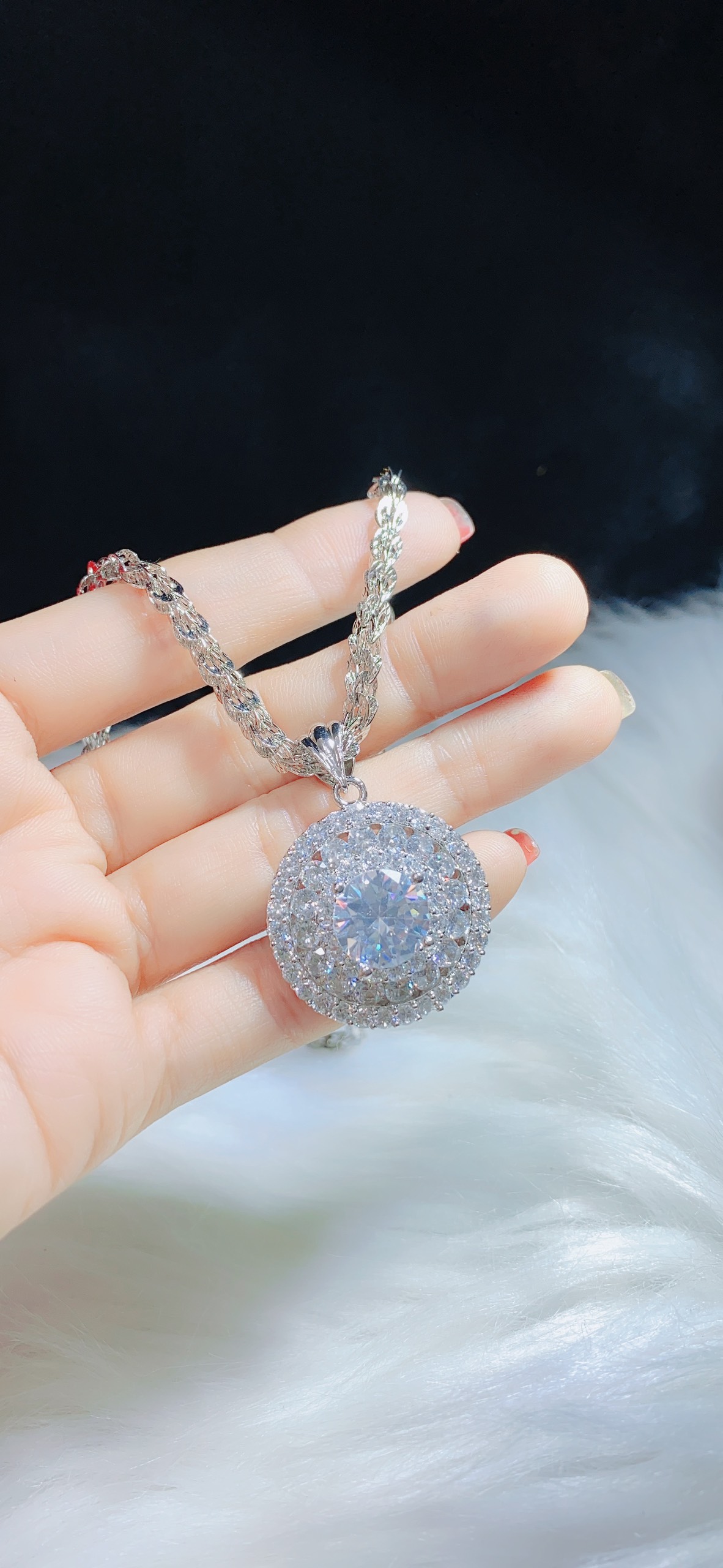 Dây Chuyền Bạch Kim Cao Cấp GiviShop D1705101 - Kết hợp phối đồ cực phong cách - vòng cổ đôi, vòng bạc nữ giá rẻ, vòng bạc nữ giá rẻ, vòng bạc giá rẻ, dây chuyền rẻ, vòng bạc đẹp, dây chuyền bạc rẻ, vòng cổ bạc nữ giá rẻ