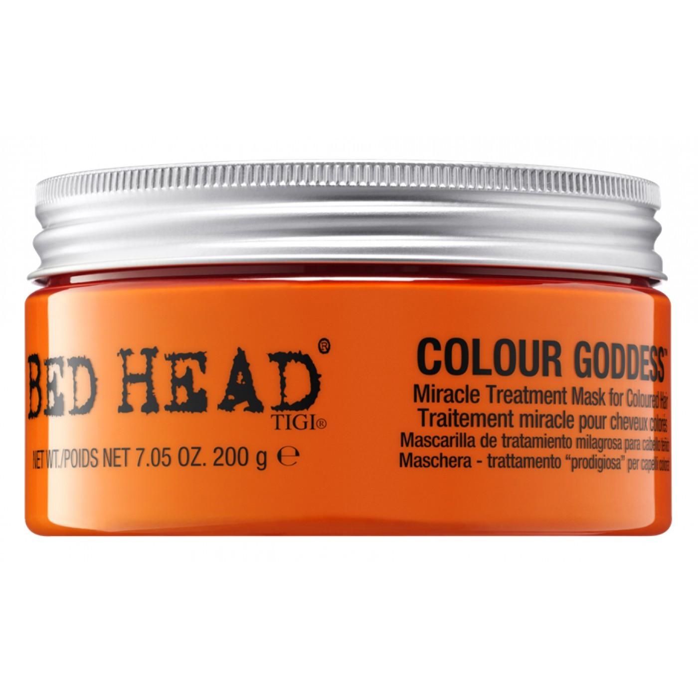 [HCM]Mặt nạ dưỡng bóng giữ màu nhuộm TIGI BED HEAD Colour Goddess Miracle Treatment Mask 200g