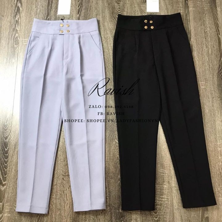 Quần baggy nữ, Quần baggy 4 cúc