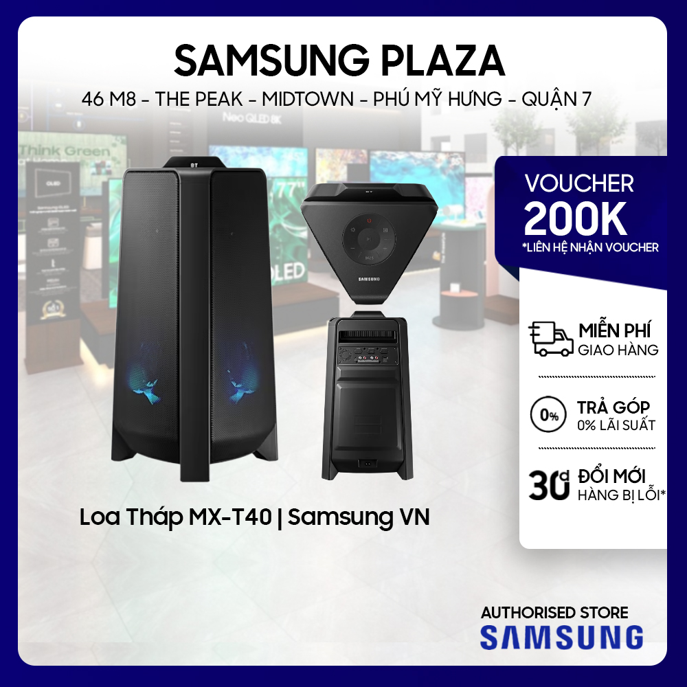 [FLASHSALE ƯU ĐÃI SỐ LƯỢNG CÓ HẠN] LOA THÁP SAMSUNG MX-T40/XV - MỚI 100% - CHÍNH HÃNG SAMSUNG