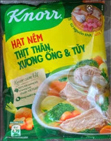 Hạt nêm Knorr thịt thăn xương ống và tuỷ bịch 900g
